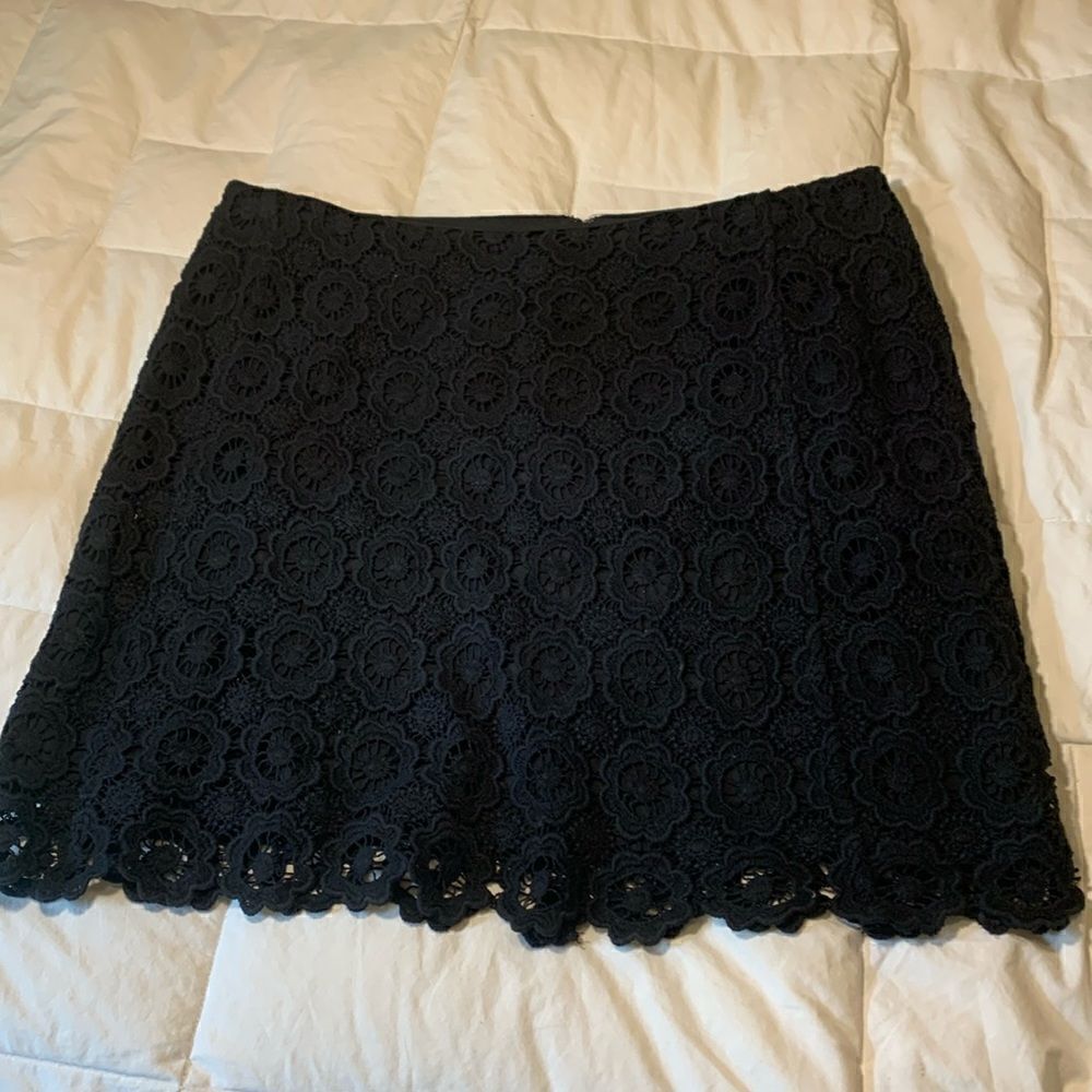 JOE FRESH, mini skirt, lattice floral with liner, great condition, size 8